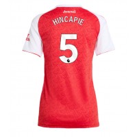 Arsenal Piero Hincapie #5 Domáci Ženy futbalový dres 2025-26 Krátky Rukáv